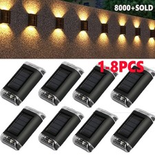 8x SUPER BRIGHT SOLAR POWERED