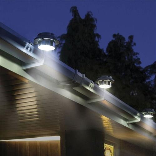 Solar powered led gutter - gutter, door