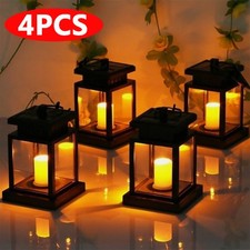 4Pcs Solar Powered LED Lantern