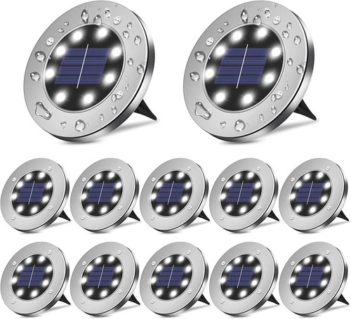 12x led solar power ground - led,