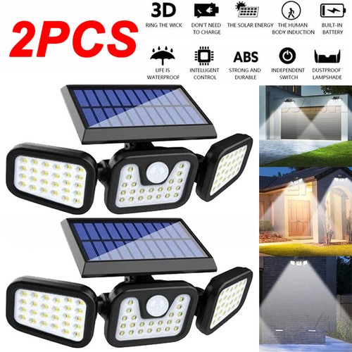 Head led solar powered - 3-head, 74
