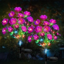 42Leds Solar Power Flower
