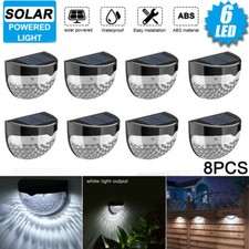 8Pcs Super Bright Solar