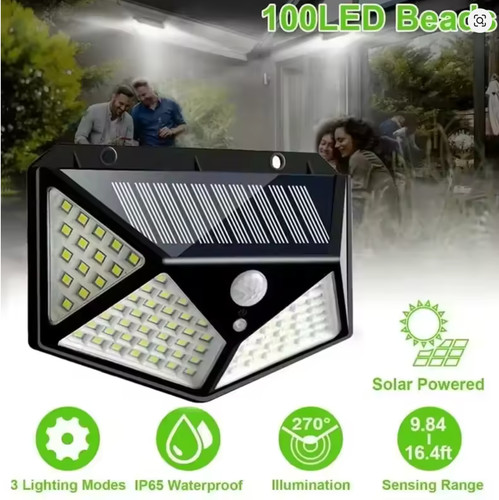 Solar power pir - power, motion